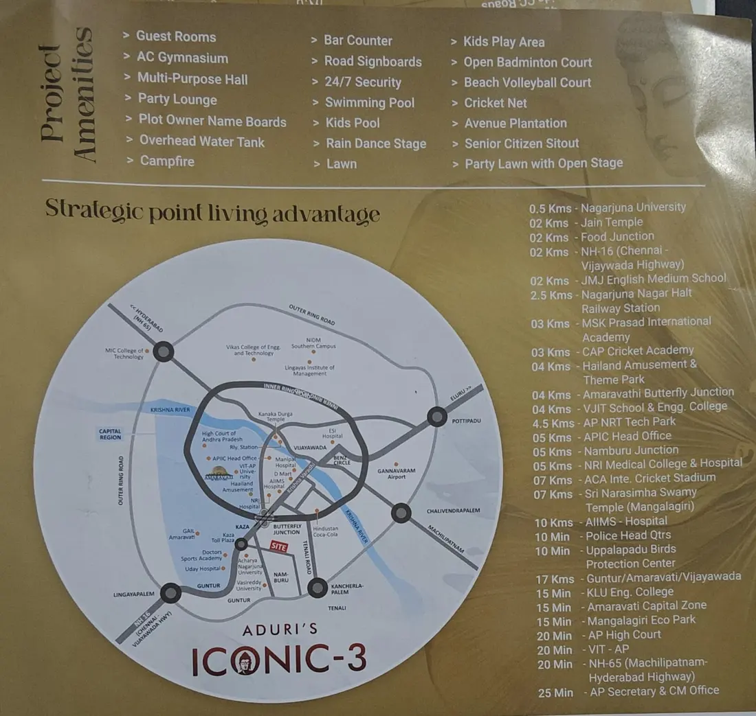 Iconic-3 layout and route map